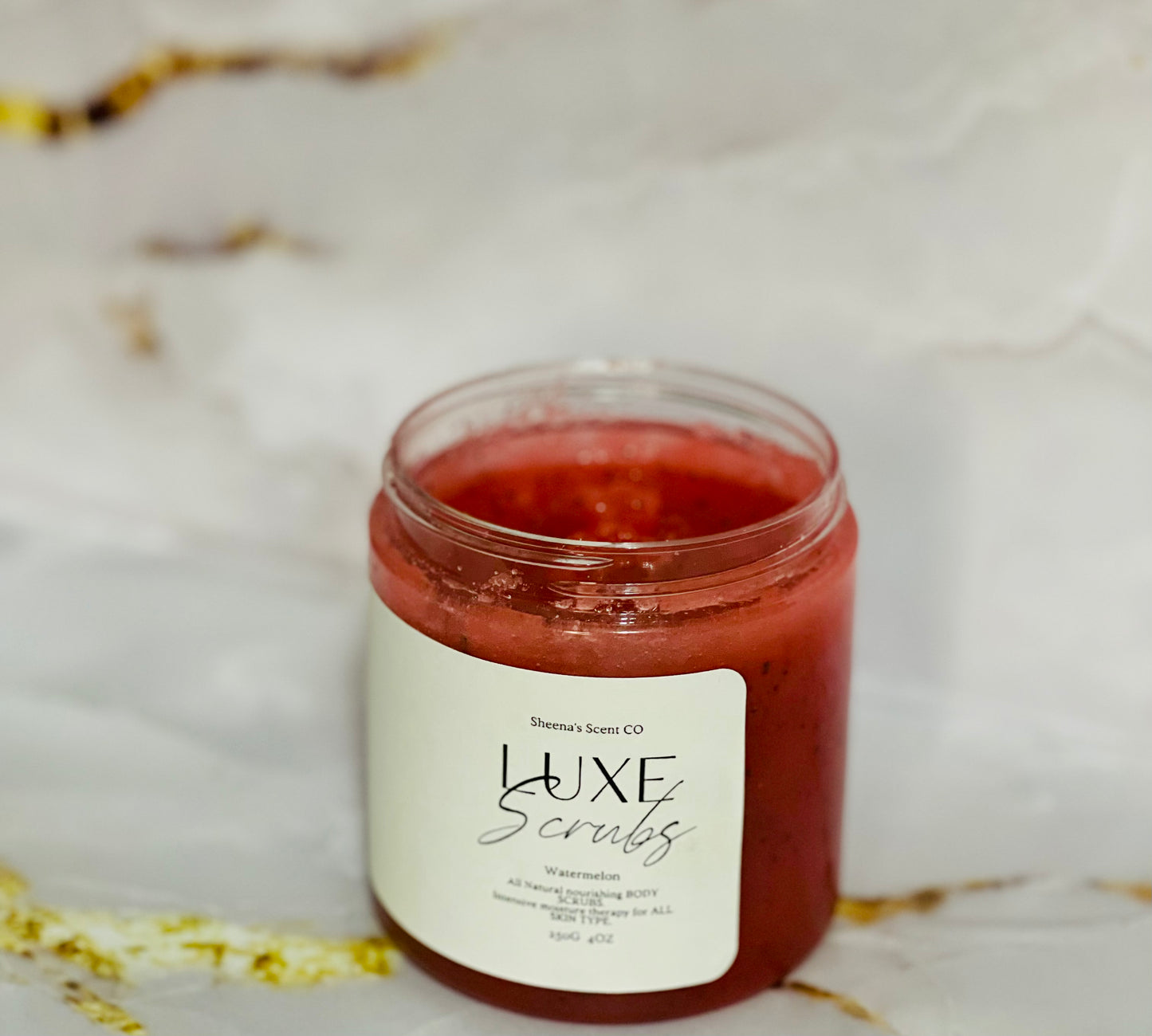 You deserve to be pampered, and what better way to do it than with our emulsifying body scrub? It combines the rich, creamy texture of a body scrub with the refreshing, lightly scented watermelon flavor you love. We've even added poppy seeds for extra exfoliation—the perfect treat for your skin! What are you waiting for give it a try while supplies last!!